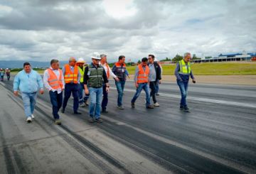 Tarija: Fase Tierra del aeropuerto  avanza 20% y alistan la licitación de la Fase Aire