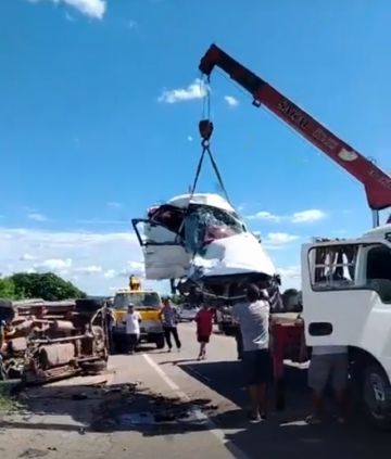 Accidente en la Ruta 9 deja un muerto, tres heridos y daños materiales 