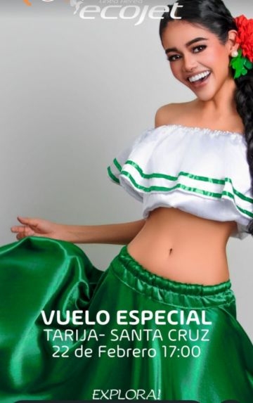 Ecojet vuelve a poner los ojos en Tarija