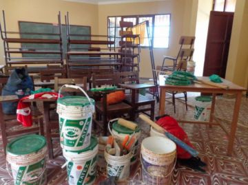 Intensifican mantenimiento en  colegios de Tarija a días de volver a clases