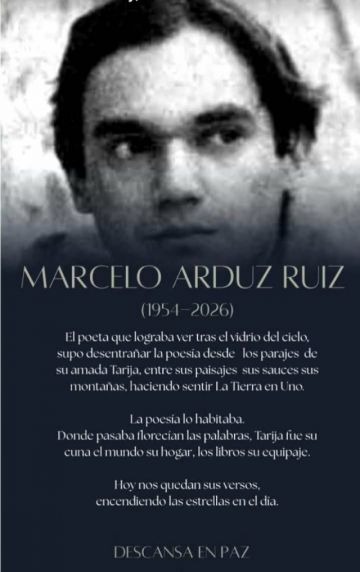 Tarija: Falleció el artista Marcelo Arduz Ruiz