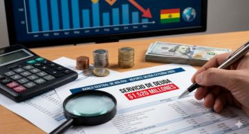 Deuda externa: Bolivia paga  más de lo que recibe en créditos