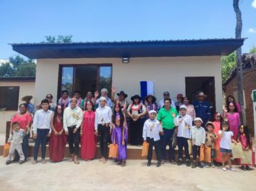 Fundación Pueblo entrega obras en dos comunidades guaraníes 