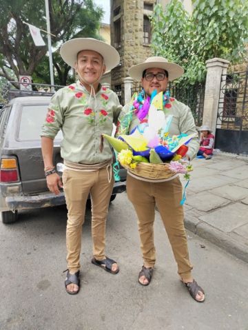 Abraham Ríos y Oscar Cari