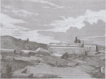 Dibujo de “Tunka Punku” Fuente: Colección Epifanio Velásquez Sivila. Realizado por el Cnl. Juan Ondarza. 1846