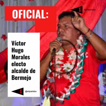 Oficial: Víctor Hugo Morales es el nuevo alcalde de Bermejo