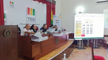 Voto a voto, CDC y Patria esperan  datos del cómputo oficial del TED
