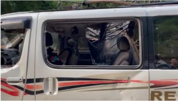 Santa Cruz: Una persona muere tras la caída de una roca sobre un bus  