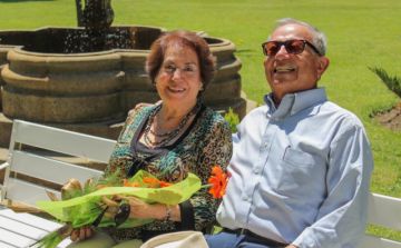 Don Milton y su esposa Ana Hebé 