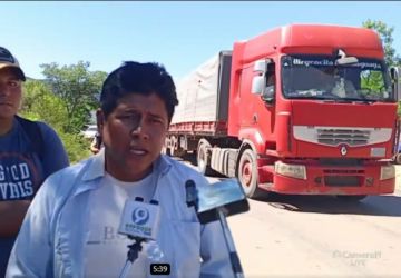 Bloqueo en la carretera al Chaco entra en cuarto intermedio y permite tránsito parcial