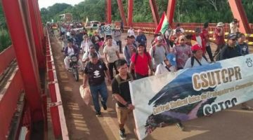 Sexto día de marcha campesina: se fortalece y emerge como presión al Gobierno sin respuesta oficial