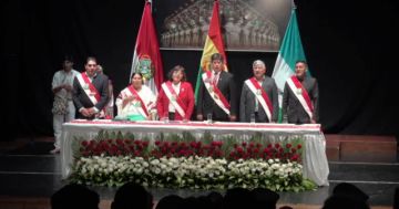 Tarija recibe obras y gestos  políticos en su aniversario 