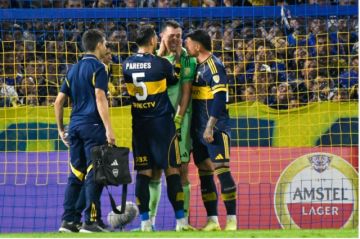 Marchesín se lesionó y se fue llorando de La Bombonera 