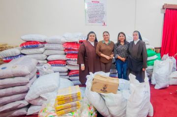 Primera Dama entrega alimentos y refuerza apoyo a centros de acogida en Tarija