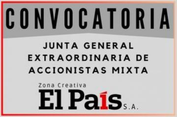 El País S.A. convoca a junta extraordinaria de accionistas