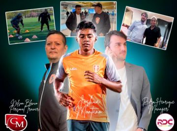 Joshua Montaño dejó Tomayapo y ahora apunta a Estados Unidos