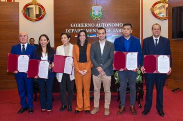 Tarija: Gobernadora presenta a su gabinete y fija prioridades 