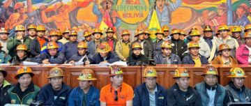 Mineros de La Paz en emergencia