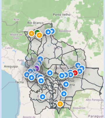 Al menos 25 bloqueos complican la transitabilidad en rutas nacionales