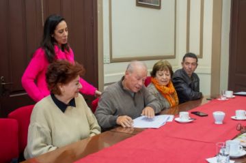 Gobernadora se reunió con la Filarmónica de Tarija 