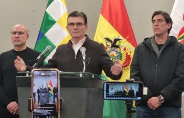Paz anuncia el reordenamiento del gabinete y la conformación de un Consejo Económico Social