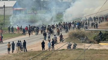 Violento desbloqueo en San Julián  expone la “inacción” del Estado 
