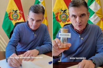 Paz firma ley para planta fotovoltaica en Viacha
