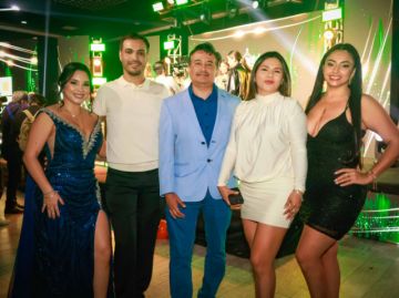 Dalcy Arancibia, Diego Guillen, Alexander López, Carola Gonzáles y Verónica Velasco
