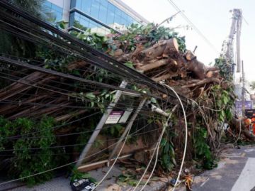 Ciclón bomba deja un muerto en sur brasileño
