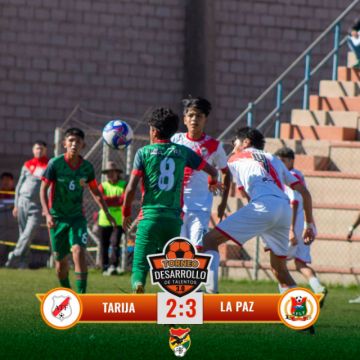 Tarija volvió a sufrir con el gol y quedó afuera del Nacional Sub-14