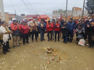 Alcaldía entrega empedrado de 30 cuadras del Distrito 7