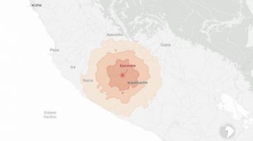 Gobierno reporta 3 heridos tras el sismo en Perú