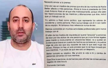 Fernando Cerimedo arremete contra Beller y “medios de izquierda”