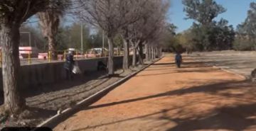 Pista de atletismo en García Ágreda en últimos detalles
