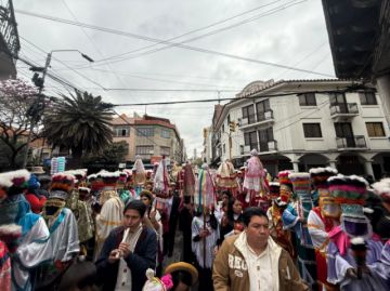 Momento de la procesión