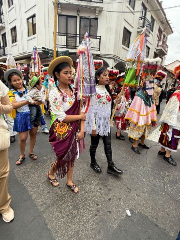 Momento de la procesión