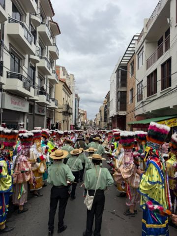 Momento de la procesión