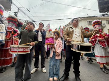 Momento de la procesión