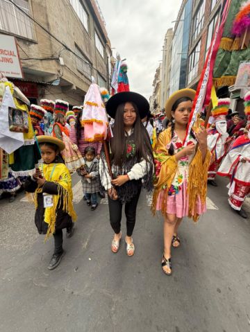 Momento de la procesión