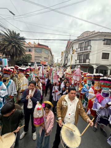 Momento de la procesión