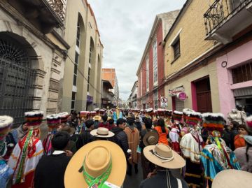 Momento de la procesión