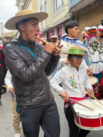 Momento de la procesión