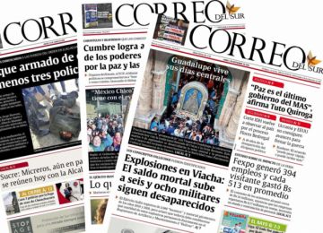 Periódicos de ANP-Diarios en alerta ante amenaza de detención de ejecutivos de Correo del Sur