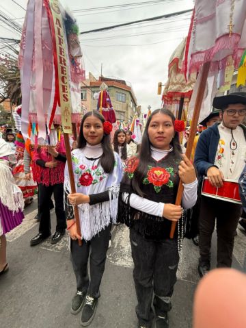 Momento de la procesión