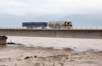 Emiten alerta naranja por crecidas de ríos en 4 departamentos