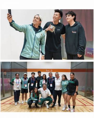 Bolivia logra oro masculino en ráquetbol en los Suramericanos