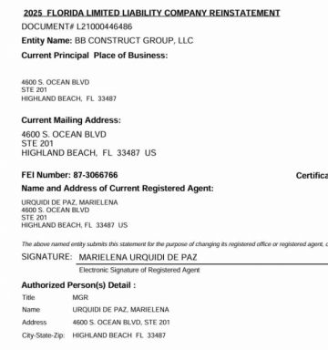 Documentos públicos de los registros de Estados Unidos