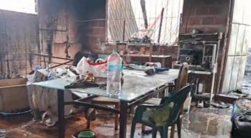 Tarija: Un bombero voluntario perdió su casa en un incendio 