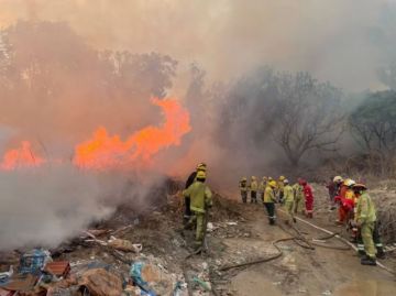 Policía: Incendios simultáneos fueron provocados