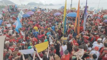 Copacabana: Manifestación respalda a Lula